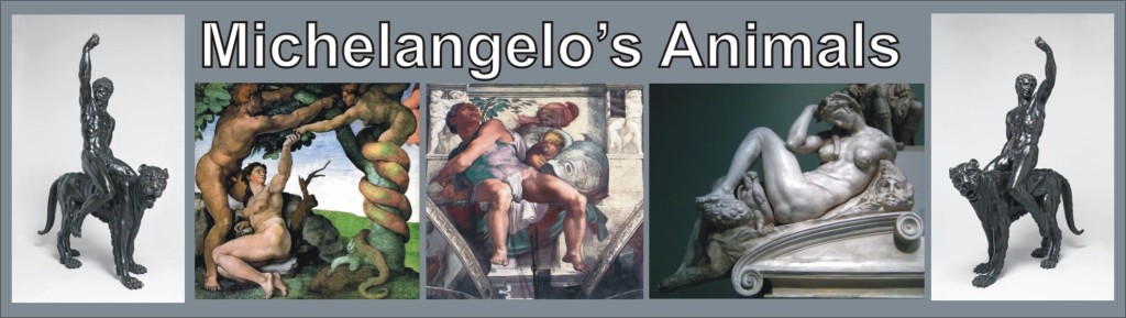 michelangelo-animals-panther-snake-owl-fish