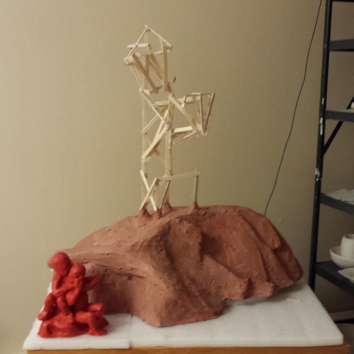 Peter’s Rock maquette Randall a